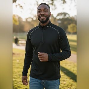 Nike Black Long Sleeve Top